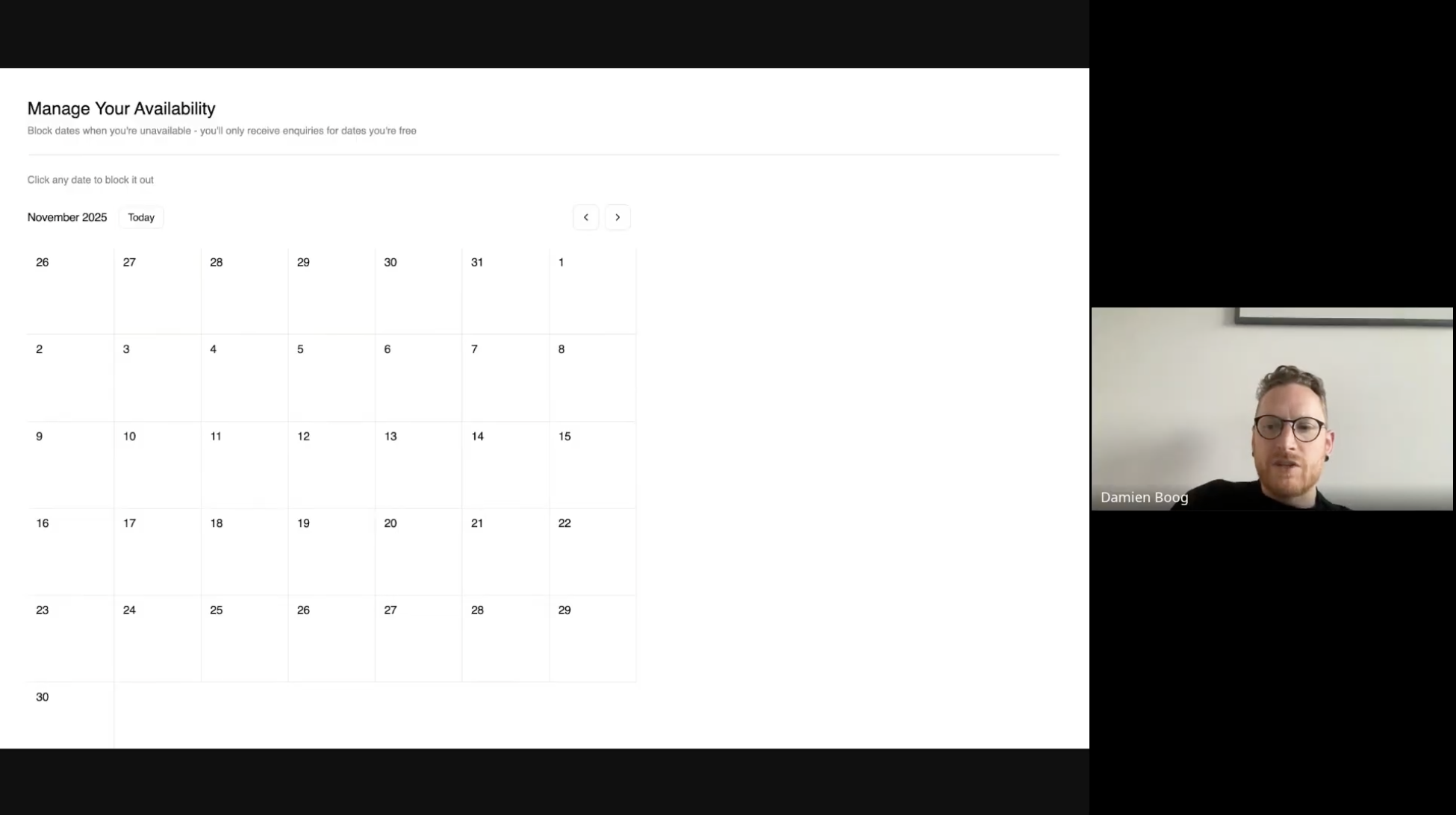 Concept test session - Damien Boog