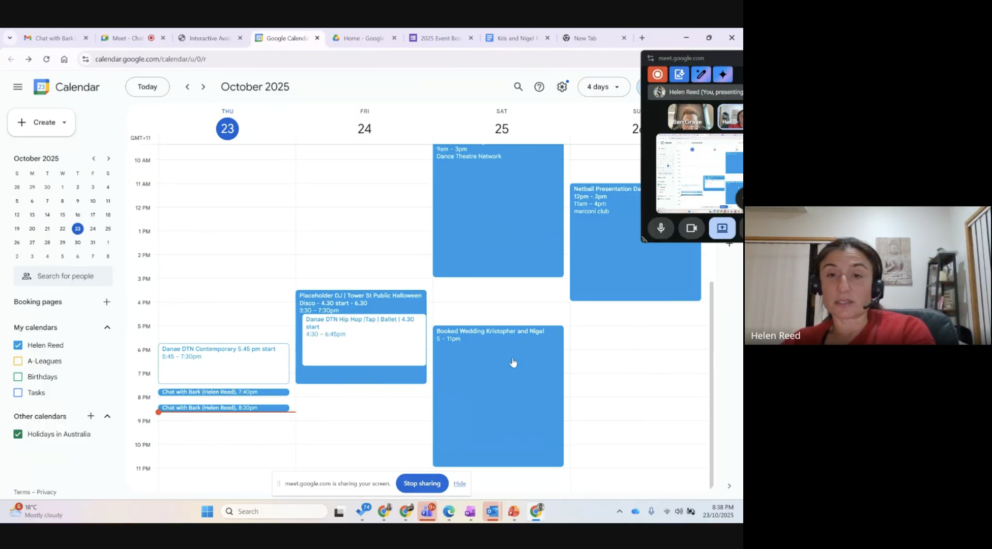 Concept test session - Helen Reed